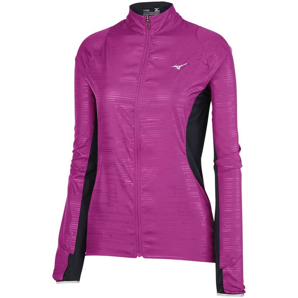 Mizuno Aero Női Jacke Lila/Fekete ICH496172